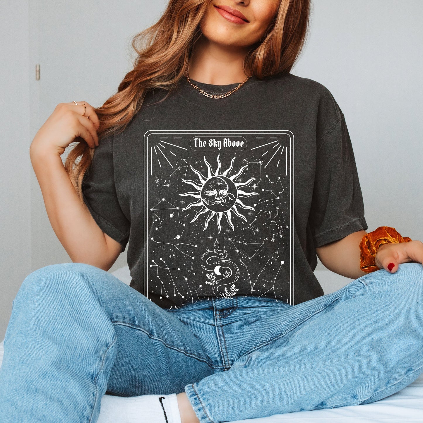 Comfort Colors Celestial Tarot Card Zodiac Signs T Shirt